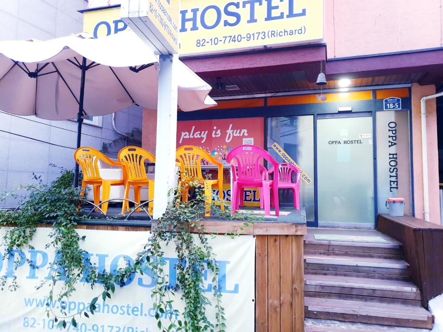 Oppa Hostel Sinchon-Hongdae Сеул Экстерьер фото